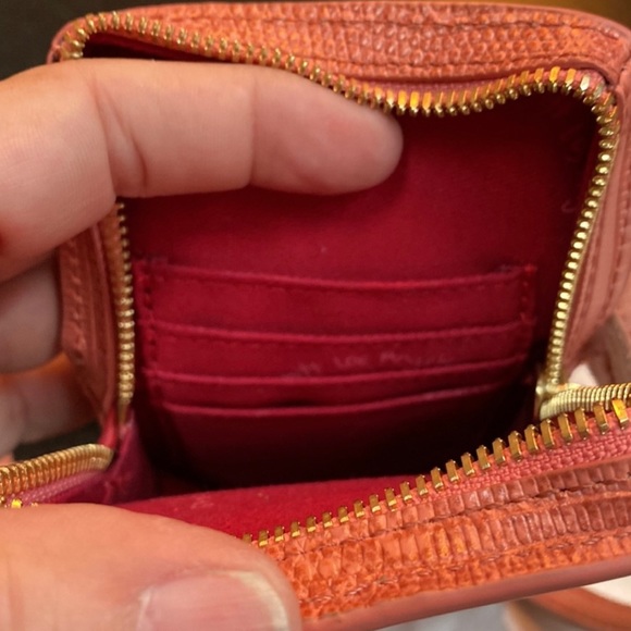 Hammitt Cellphone and card crossbody, pink tile leather with strap and dustbag. - Picture 5 of 8